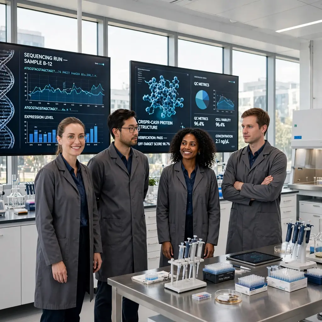 Researchers Studying Advanced Peptide Science